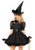 Leg Avenue Womens 3 Piece Bewitching Witch black Large