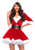 Leg Avenue Womens 2 Pieces Mrs Claus Costume RedWhite XLarge