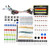 DEVMO Arduino Upgraded Electronics Fun Kit Starter Resistor LED Capacitor Breadboard Resistor Buzzer Buttons Jumper Wire Precision Potentiometer Breadboard Compatible with Arduino STM32