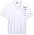 Jack Nicklaus Mens Short Sleeve Engineered Stripe Polo Bright White XXLarge