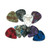 Fender 351 Premium Celluloid Guitar Picks 12 Pack Ocean Turquoise Thin