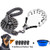 VCZONE Dog Prong Collar Adjustable Stainless Steel Pinch Collar with Rubber Caps and Dog Leashes for Medium and Large Dogs Training Black Dog Leashes VCZONE Dog Prong Collar Adjustable Stainless Steel Pinch Collar with Rubber Caps and Dog Leashes for Medium and Large Dogs Training Black Dog Leashes