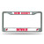 Rico Industries NHL New Jersey Devils Standard Chrome License Plate Frame