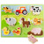 Professor Poplar's Chunky Barnyard Helpers Puzzle Board (9pcs.) by Imagination Generation