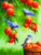 SunsOut Bluebirds and Peaches 300 pc Jigsaw Puzzle -Nature theme