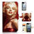 ( For iPhone 6 Plus / iPhone 6S Plus ) Flip Wallet Case Cover & Screen Protector Bundle - A21329 Marilyn Monroe in Red
