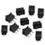 Eoutstanding KCD1 Rocker Switch 10PCS 6A10A 250V125V AC 3Pins Dashboard Panel Mount ONOff Position Black Push Button Mini Boat Switch