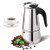 Stovetop Espresso Maker with Stainless Steel Moka PotEasy to Operate  Quick Cleanup PotClassic Italian Coffee Maker Express Moka PotSuitable for Induction Cookers4 Cup