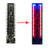 DDIY VoiceControlled WireControlled 30Segment Music Rhythm lamp Spectrum Level Display unassembled Parts Welding Electronic DIY kit?Red and Blue Parts ?