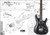 Plan of Ibanez Satriani Model Electric Guitar  Full Scale Print