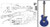 Plan of PRS Singlecut SingleCutaway Electric Guitar  Full Scale Print