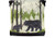 Chala Safari Forest Canvas Crossbody Messenger Bag 115 x 115 Medium Size Mother bear and cub