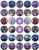 30 x Edible Cupcake Toppers Themed of Onward Collection of Edible Cake Decorations  Uncut Edible on Wafer Sheet