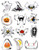 Halloween Cookie Cutters Stencil Set 12 Pieces Thanksgiving Biscuit Baking Cutters Shape Halloween Holiday Metal Cookie Cutters Baking Tools for Halloween Food Party Decorations