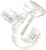 SharpTank Clear Hinged Ceiling Hooks  10 Pack of TBar Track Clips for Suspended Ceilings  Hooks for Hanging Classroom Decorations Office Signs Plants  Holds up to 10 lbs