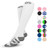 Go2 Compression Socks 1 Pair for Women and Men Athletic Running Socks for Nurses Medical Graduated Nursing Compression Socks for Travel Running Sports SocksWhiteM