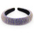 BTWTRY Gem Blue Padded Rhinestone Headband Wide Bejewelled Hairband Sparkly Headband Hair Accessories Padded Headband Party Headwear Hair Hoops Hair Accessories for Womens Girls Gem Blue