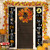 Halloween Porch Sign Banners 2 PCS  Halloween Outdoor Decorations  Trick or Treat  Its October Witches Halloween Front Door Decor  Halloween Fall Welcome Hanging Sign