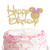 Happy Birthday Cake Topper Happy Kids Birthday Cake Decoration 1st 2nd 3rd 4th 5th 6th Birthday Party Decoration  Gold and Pink
