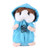 Mimicry Pet Talking Hamster Plush Toy Repeat What You Say Electronic Hamster Mouse Interactive Plush Animal Toy Sound Record Speaking Plush Toy Early Learning for Boy Girl Gift (Blue)