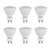 LED GU10 Dimmable Bulbs 5W50W Halogen Bulb Equivalent 5000K Daylight White Spot Light Bulb MR16 Shape 500LM 120°Beam Recessed Track Lighting 120V 6 Pack