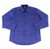 Alfani Mens Printed Regular Fit ButtonDown Shirt Navy L
