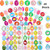 Chuangdi 60 Sheets (980 Pieces) Easter Egg Stickers Bunny Gift Sticker Labels for Party Decorations