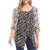 Karen Kane Mixed Top Print XS
