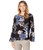 Karen Kane Flare Sleeve Top Print SM