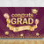 Agantree art Graduation Party Photography Backdrop  Congrats Grad Prom Decorations  Photo Studio Booth Props Cake Table Banner Sign  Class Bachelor Cap Congrats Grad Ceremony Banner Wine red