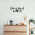 Vinyl Wall Art Decal  Life is Short Live It  85x 22  Modern Cute Inspirational Optimistic Life Quote Sticker for Bedroom Closet Living Room Playroom Office Coffee Shop Decor Black