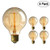 Vintage Edison Bulbs,Elfeland 60W Antique Retro Incandescent Dimmable Light Bulb Squirrel Cage Filament Light Bulb Dimmable for Home Light E26/E27 Base G80 110V (4 Pack)
