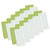 SimpliMagic 79288 Microfiber Dish Cloths Checkered Lime 12x12 24 Pack