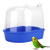 Yosooo Bird Bath Tub Bird Bath Cage Bathing Tub with Cover for Small Brids Canary Budgies Parrots