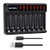Batmax Smart Rapid 8Slots LCD USB Battery Charger for AA AAA NIMH NICD Rechargeable Batteries