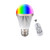 Multicolored Light Bulb Aomilai Dimmable Color Change LED Bulbs Works with 2.4g RF Remote Controller,60W Equivalent Adjustable LED Lighting Fixtures for Bedroom,Multicolored LED Bulb,Socket E26 1Pack