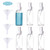 6 Pcs Clear Plastic Spray Bottles 100ml34oz Fine Mist Travel Empty Spray Bottle Small Liquid Containers with 3 Funnels Refillable Dispenser Sprayer Bottles for Cosmetics Essential Oils Perfumes