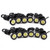 HOTSYSTEM 9w LED Eagle Eye Bumper DRL Fog Light Motorcycle Light Daytime Running DRL Tail Backup Light White 12pcs