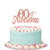 Rose Gold Glitter 80  Awesome Cake Topper  80th Birthday  80th Anniversary Cake Topper 80th Birthday  80th Anniversary Party Decorations