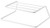 YAMAZAKI home Tower Dish Riser, White