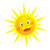 Mendom Smiley Sun Wall Decals Peel and Stick Removable Wall Stickers for Kids Nursery Bedroom Living RoomWall Decor 126x126inch