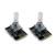 DEVMO 2PCS KY040 Rotary Encoder Module Brick Sensor Development Board Compatible with Arduino Raspberry Pi SMT32 Development Board