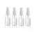 4 Pack Plastic Spray Bottles 30ML Travel Size Spray Bottles Refillable Fine Mist Sprayer Bottle for Essential Oil Cosmetic Perfume