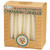 Rite Lite Natural Beeswax Chanukah Candles in White Hanukkah Candle