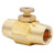 HZFJ Brass 14 NPT Female Thread Push Button Check Valve Switch ShutOff Valve