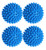 Black Duck Brand Dryer Balls 4 Packs of Blue Reusable Dryer Balls Replace Laundry Drying Fabric Softener and Saves You Money