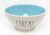 Rae Dunn by Magenta CEREAL Ice Cream / Cereal Bowl Blue Interior