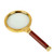 Lhx UltraCircular Handheld Magnifier 5X Magnification  ScratchResistant Glass Lens  Large Horizontal Viewing Angle
