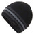 OMECHY Mens Winter Beanie Hat Oversized Warm Knit Fleece Lined Short Beanie Ski Skull Cap Black
