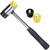 WLOOD Soft Mallet DoubleFaced Rubber Soft Head Hammer for Jewelry Craftsman Leather Crafts Wood Flooring Installation and More  Lightweight NonSparking Blow NonSlip Plastic Handle  30mm